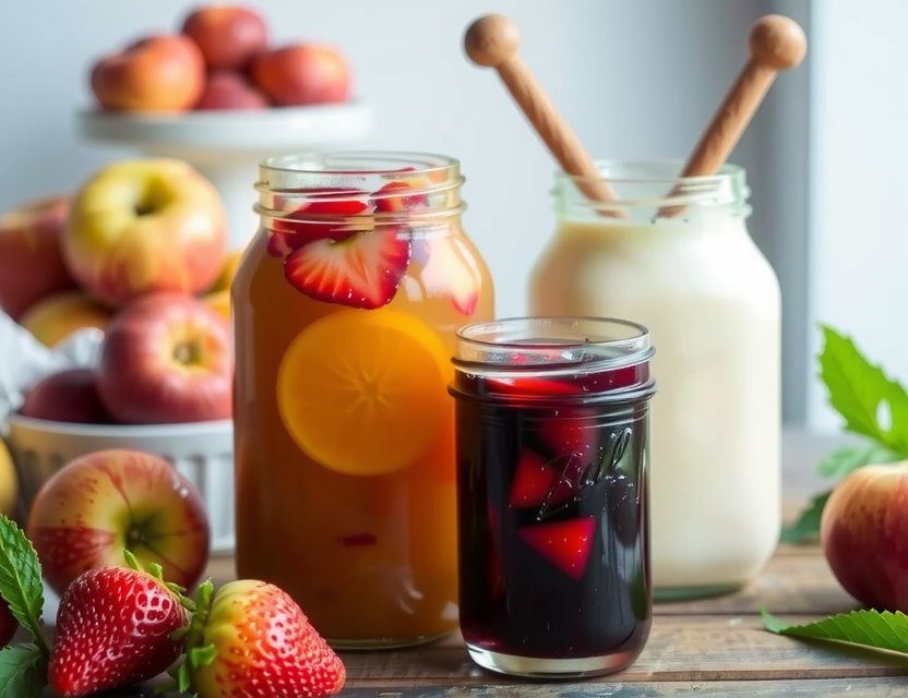 Hausgemachte Fruchtaufstriche saisonal